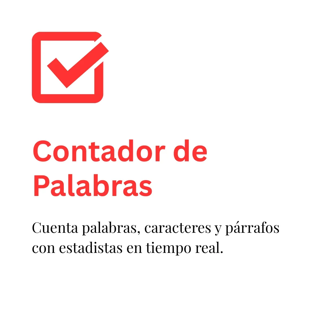 Icono Contador de Palabras